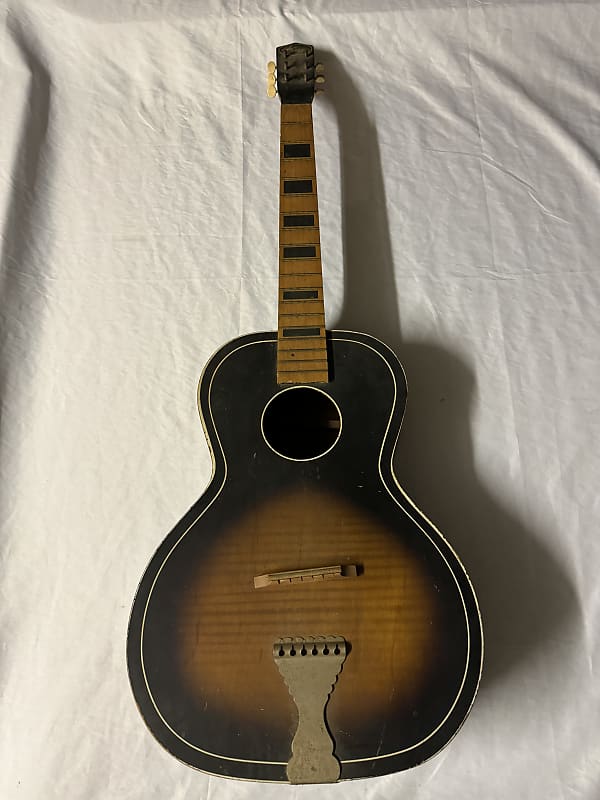 Kay Parlor Guitar *For Restoration* MIJ Japan 1950s 1960s Vintage - Sunburst image 1