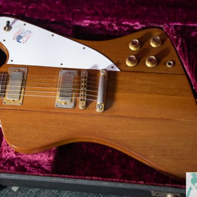 Classic 1976 Gibson  Firebird Bicentennial Edition - Natural - w OHSC - Pro Set Up by Lays Guitar! image 11