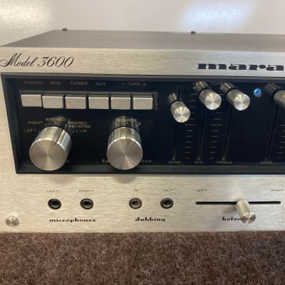 Vintage 1975 Marantz Model 3600 Control Stereo Pre-Amplifier. Pro Serviced image 6