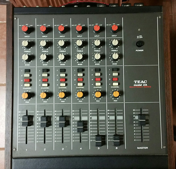 Vintage Teac Model 2A Analog Mixer 6 inputs, stereo out | Reverb