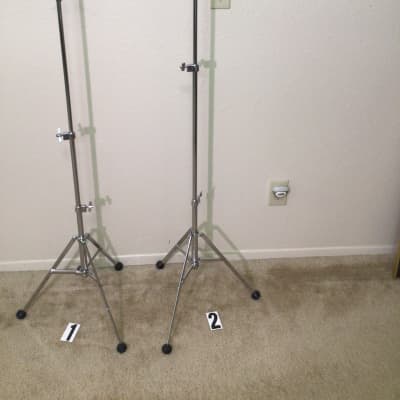 Sonor DeLuxe Cymbal Stands 1960’s-1970’s Chrome..2 In Total.. image 2