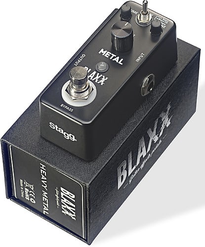 Blaxx Metal Distortion Guitar Effects Pedal image 1