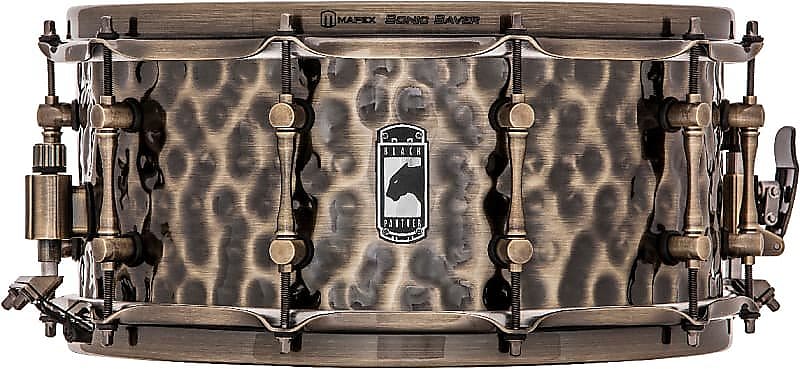 Mapex 6.5x14" Black Panther Sledgehammer Brass Snare Drum image 1