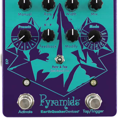 Earthquaker Devices Pyramids Stereo Flanging Device image 1