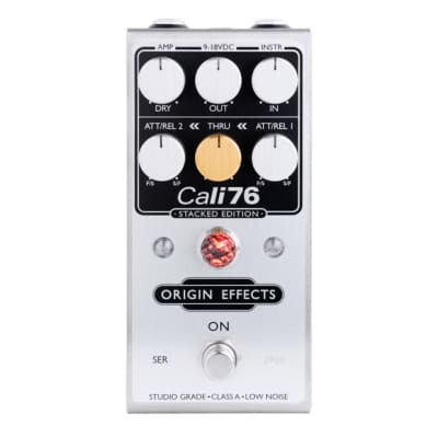 Origin Effects Cali76 Stacked Edition Compressor - Silver [New] image 2