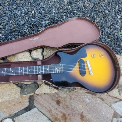 Gibson  Les Paul Jr With Original Case 1957 Sunburst image 2