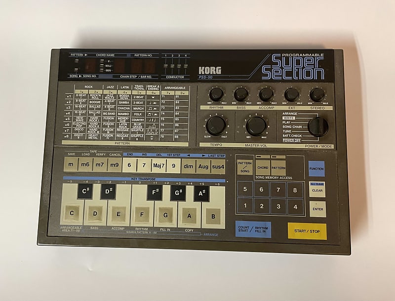 Korg PSS-50 Programmable Super Section Synthesizer / Drum Machine