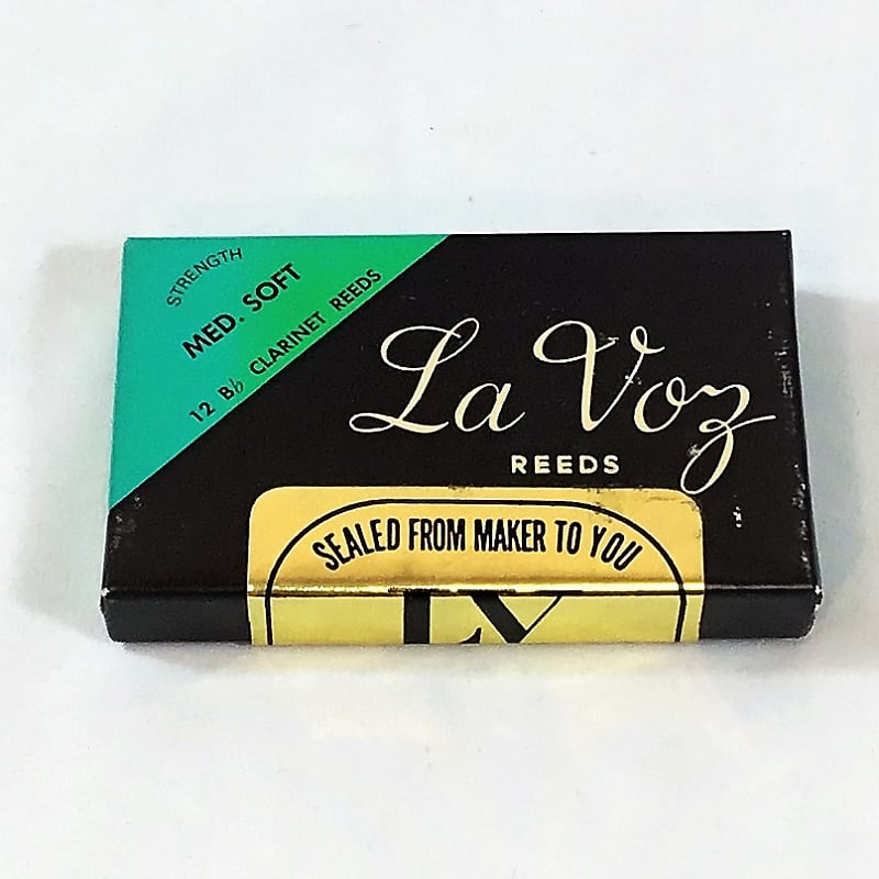 La Voz Vintage Clarinet Reeds Medium Soft New Old Stock Circa 1980 Reverb