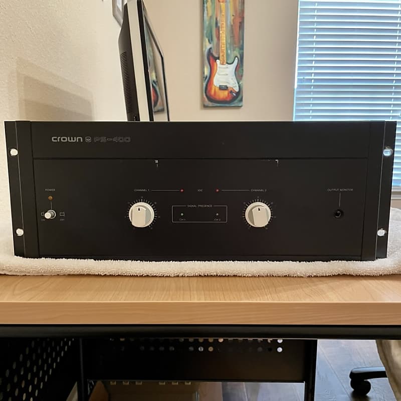 Crown PS-400 Power Amp w/ PS-MOD/X 1990s