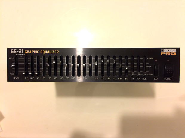 Boss GE-21 Graphic Equalizer EQ GE21 - Optional mtg bracket