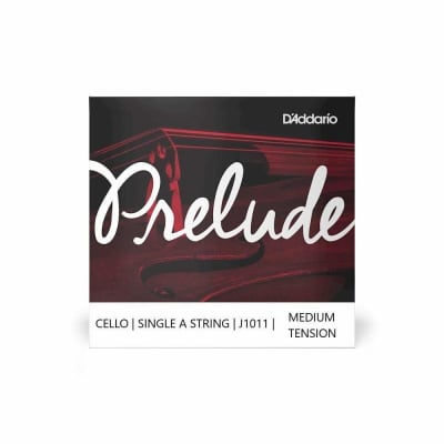 D'Addario Prelude Single Cello A String | Medium Tension | 4/4 Scale image 1