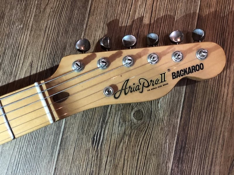 Rare Aria Pro II Backaroo Telecaster by Matsumoku Japan 1980