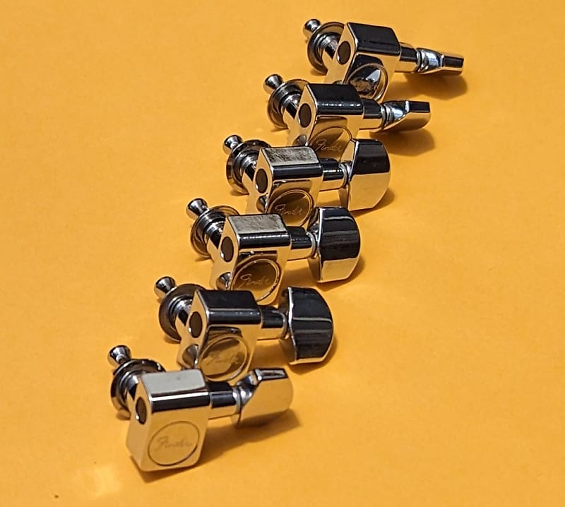 Fender American Standard Tuning Machine Heads New Chrome Reverb