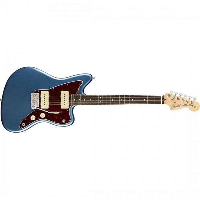 Fender American Performer Jazzmaster Electric Guitar Rosewood FB Satin Lake Placid Blue - 0115210302 image 1