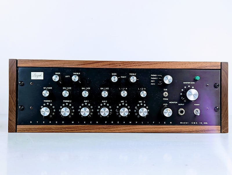 Vintage Bozak CMA 102DL Stereo Preamp Mixer DJ Serviced Reverb