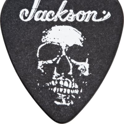 Genuine Jackson 451 Skull Delrin .50mm (Thin) Guitar Picks - 12 Picks (Dozen) for sale