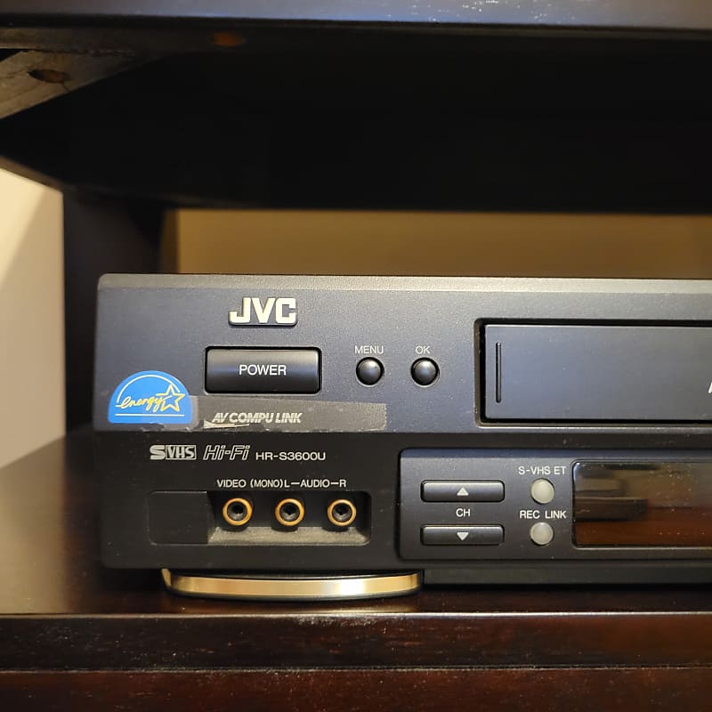 JVC VHS Player HR-S3600U Black Super VHS VCR Player store High Resolution