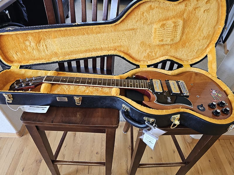 Gibson Custom Shop Tony Iommi Signature "Monkey" '64 SG Special Left-Handed #23 (Aged, Signed) 2020 - Cherry image 1