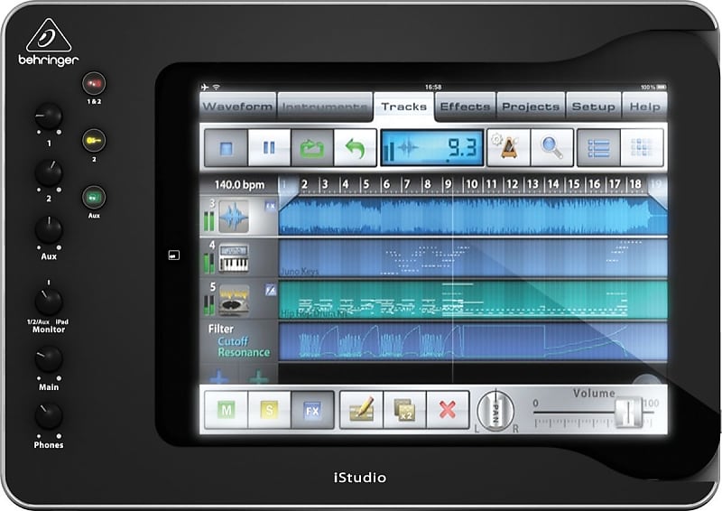 Behringer iS202 iSTUDIO Audio Docking Station for iPad | Reverb