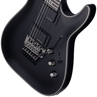 Schecter BlackJack SLS C-1 FR Active Satin Black Electric Guitar image 3