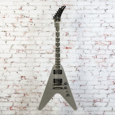 Gibson - Dave Mustaine Flying V EXP - Electric Guitar - Metallic Silver - w/ Custom Hardshell Case with Dave Mustaine Silhouette - x0186 image 2