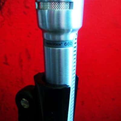 Vintage 1970's Electro-Voice 660 Supercardioid Dynamic Microphone dual Z w accessories 664 664A 666 676 image 12