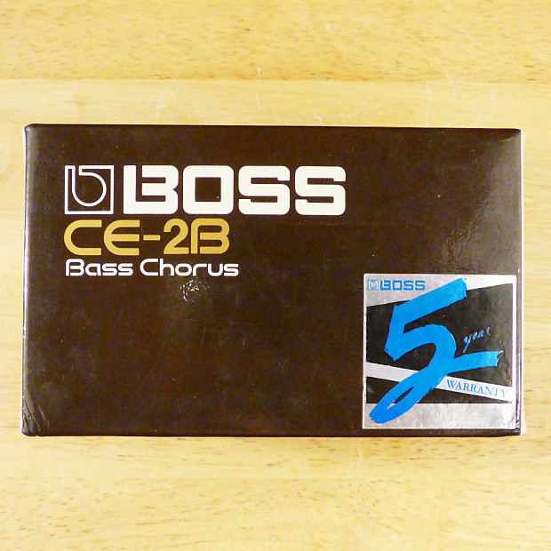 BOSS CE-2B Bass Chorus 1990 Vintage Bass Guitar Effects