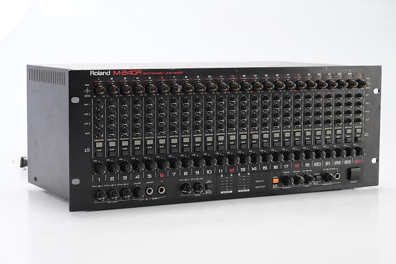 Roland M-240R 24-Channel Rack Mount Line Mixer #52652 | Reverb Roland M-240R 24-Channel Rack Mount Line Mixer #52652 | Reverb