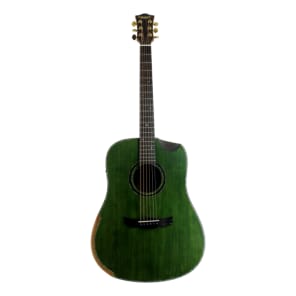 DreamMaker Acoustic Electric Guitar KU280E Green image 2