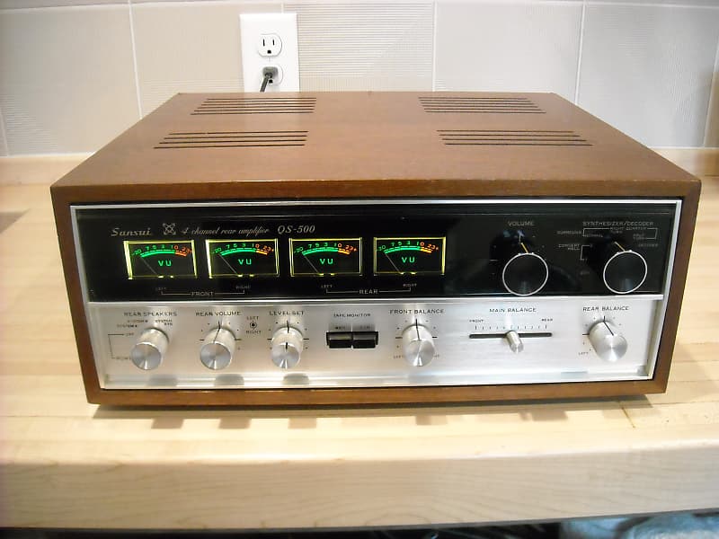 Sansui QS-500 1971-72 - wood | Reverb