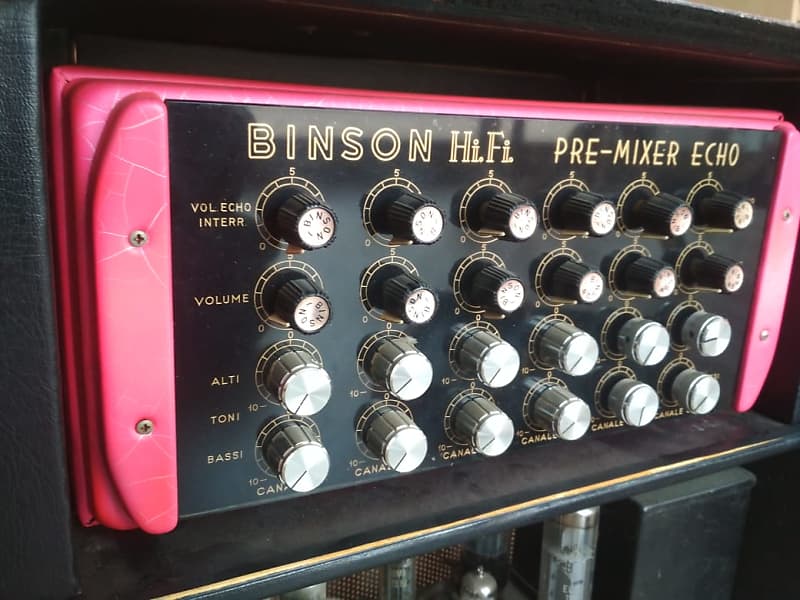 Binson Hi.Fi Pre-Mixer Echo 6-channels + power amp 60w | Reverb