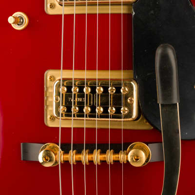 Pre Owned Gretsch G6131T-62 Vintage Select ’62 Jet With Bigsby TV Jones Vintage Firebird Red With OHSC image 7