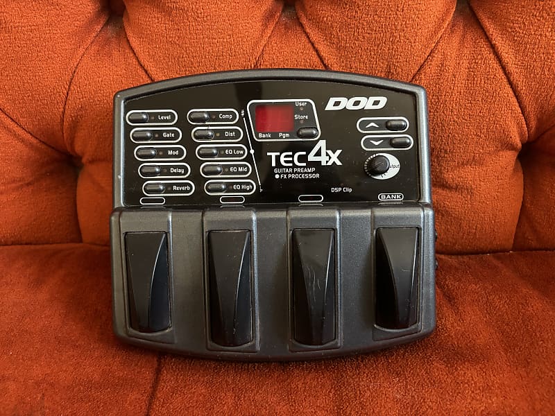 DOD TEC 4X Guitar Preamp FX Processor Reverb