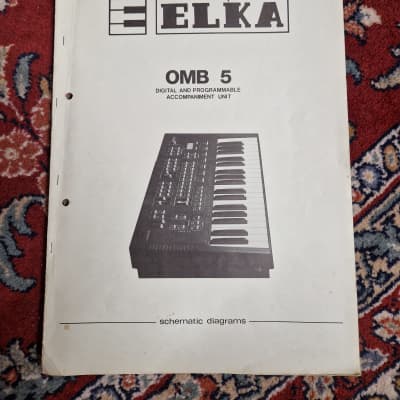 Elka OMB 5 Schematic Diagrams / Service Manual Original