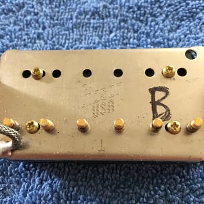 Gibson 490R 490T Pickups Gold Screws High Output 8.66K Neck