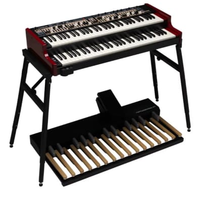 Nord C2D Organ Complete Stage Package – Pedalboard, Half Moon Switch, Stand, Music Rest, Cover & Rug