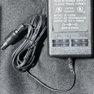 Kurzweil replacement power supply for SP76, SP88, and XM1 JE-1250U 2000’s - Black