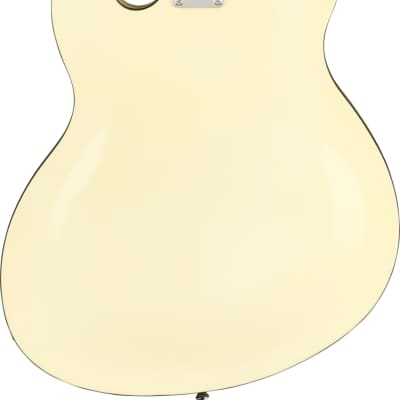 Squier Affinity Starcaster Semi-Hollow Guitar, Maple Fingerboard, Olympic White image 3