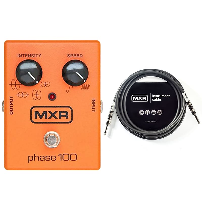 MXR M-107 Phase 100 Bundle W/MXR 10ft Instrument Cable image 1