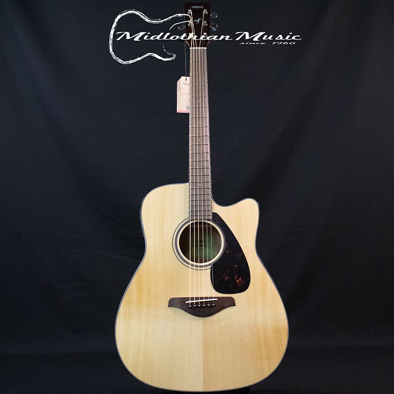 Yamaha FGX800C Dreadnought Acoustic/Electric Guitar Natural Reverb