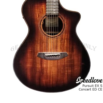 Breedlove Pursuit Exotic S Concert Edgeburst CE Solid Koa guitar for sale