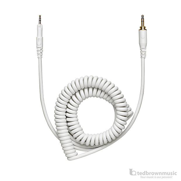 Audio-Technica HP-CC-WH Replacement Coiled Cable for M-Series Headphones image 1