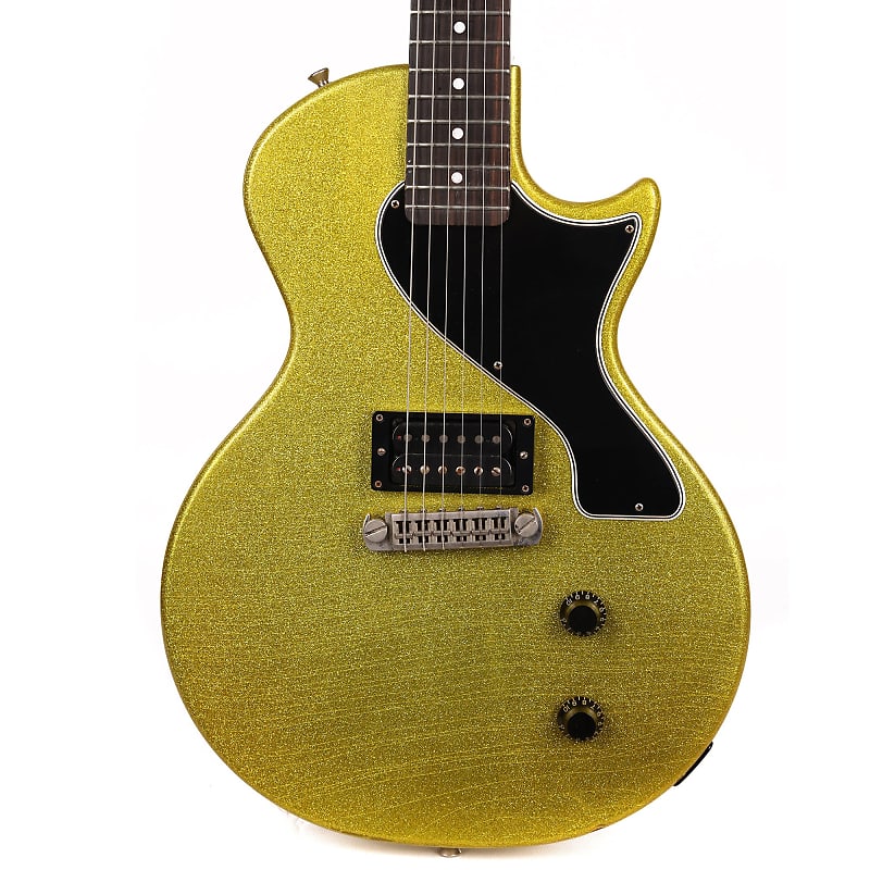 Rock N’ Roll Relics Bruce Kulick Signature Yellow Sparkle Used image 1