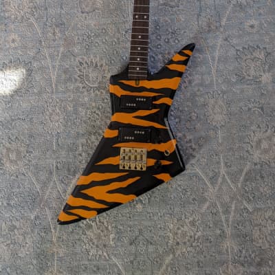 Aria Aria Pro II ZZB Deluxe Electric Bass Guitar 1985 Orange