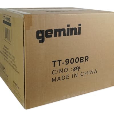 Gemini TT-900 Vinyl Record Player Turntable w/Bluetooth+Dual Speakers TT-900BR image 13