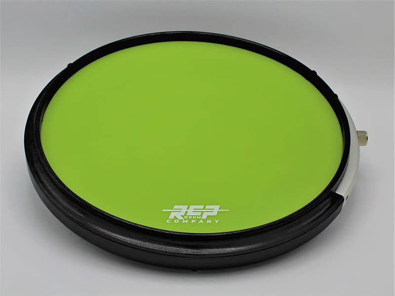 RCP Active Snare Drum Practice Pad with Adjustable Snare, Green Head image 1