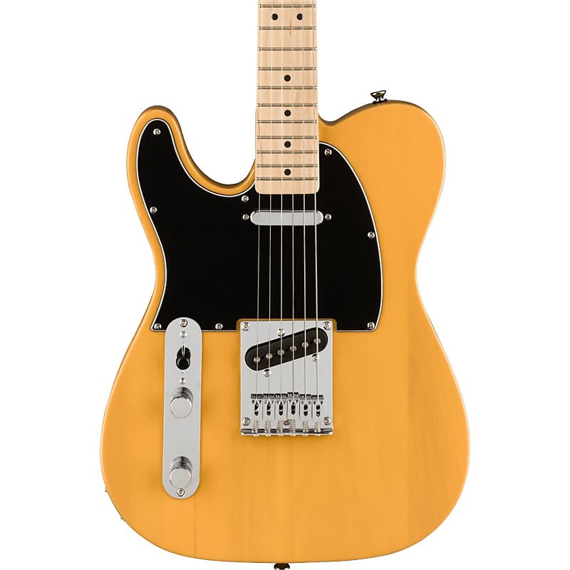 Squier Affinity Series Telecaster Maple Fingerboard, Butterscotch Blonde, Left Handed image 1