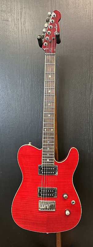 Fender Special Edition Set-Neck Custom Telecaster HH FMT 2003 - Crimson Red image 1