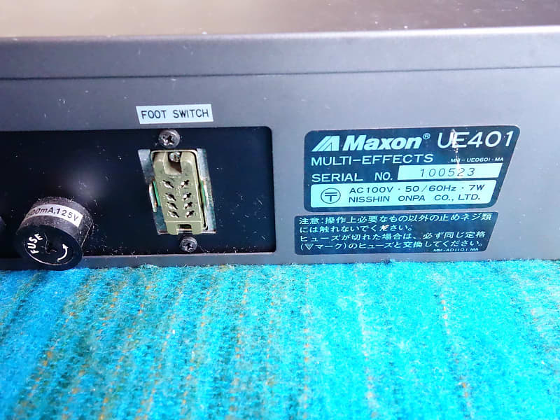 希少 Maxon UE401 マルチエフェクター MULTI-EFFECTS VINTAGE Maxon UE 401 Analog Multi Pedal Guitar Effect Rack