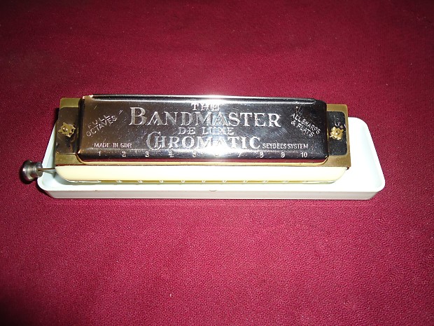 The bandmaster deluxe chromatic harmonica hot sale